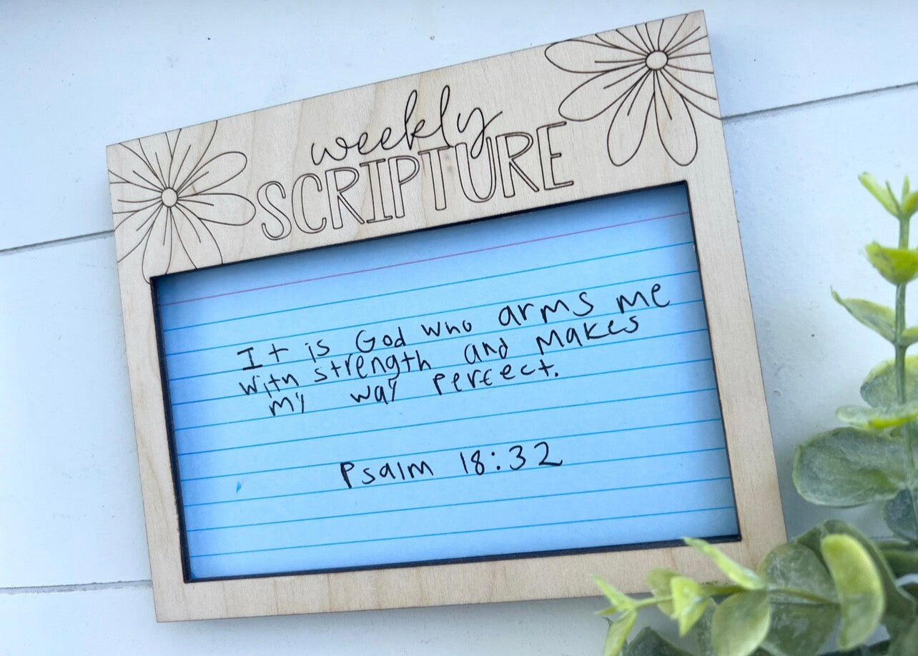 Weekly Scripture Fridge Magnet