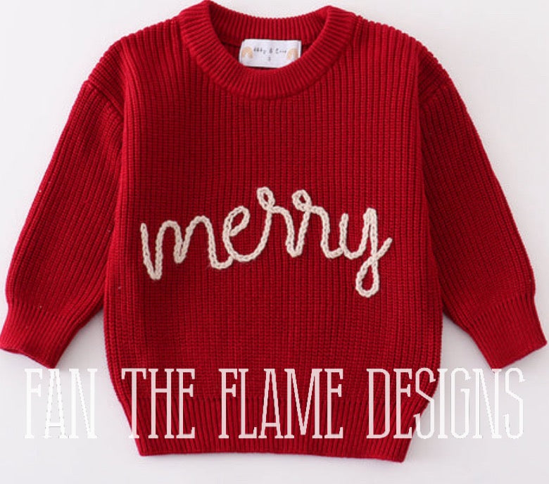 Handmade Merry Sweater