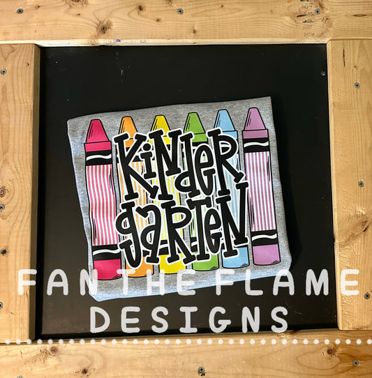 Grade Level crayons Tee/Sweatshirt