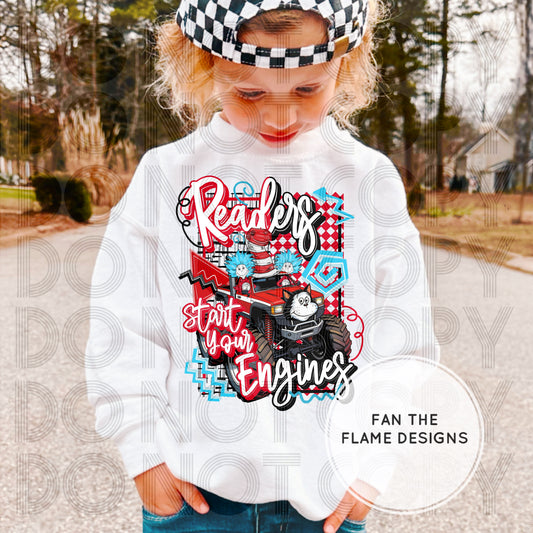 Readers start your engines Short/Long/Sweatshirt