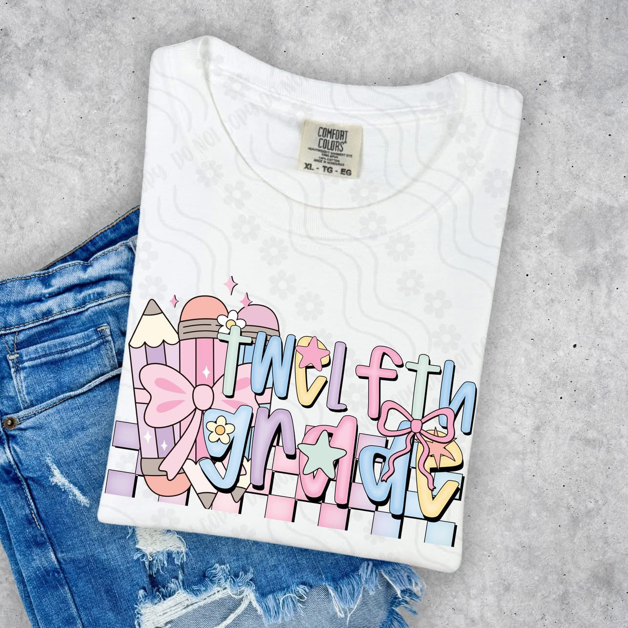 Grade Level preppy with pencils Tee/Sweatshirt