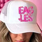 Mascot pink brushstroke Hat