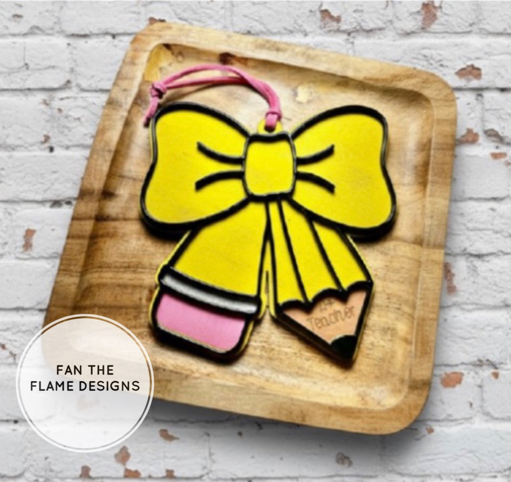 Personalized Teacher Ornament