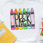 Grade Level crayons Tee/Sweatshirt