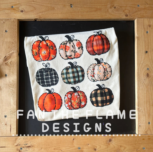 Coquette patchwork pumpkin Tee/Sweatshirt