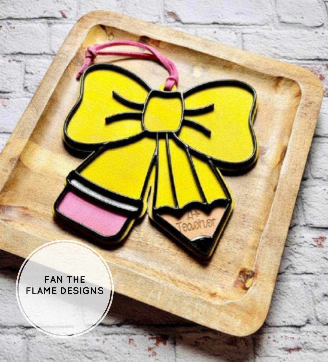 Personalized Teacher Ornament