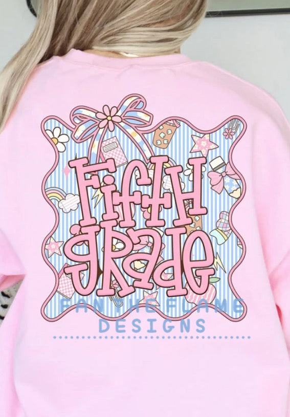 Seersucker frame Grade Levels tee/tank