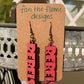 Handmade Rebel Dangle Earrings