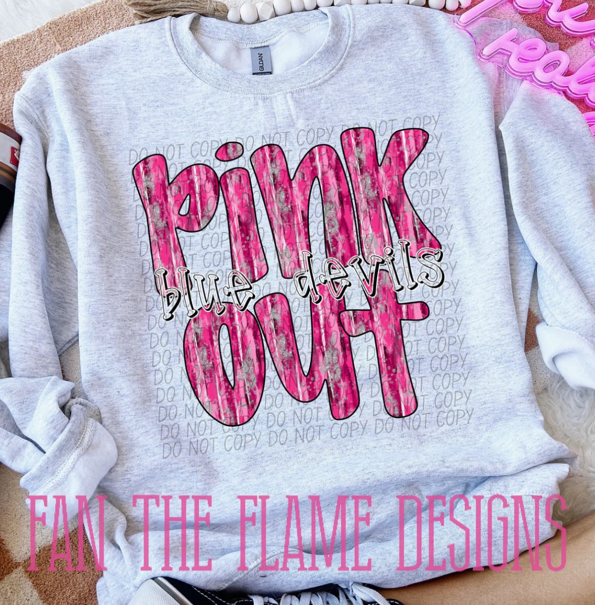 Pink Out Mascot tee/sweatshirt