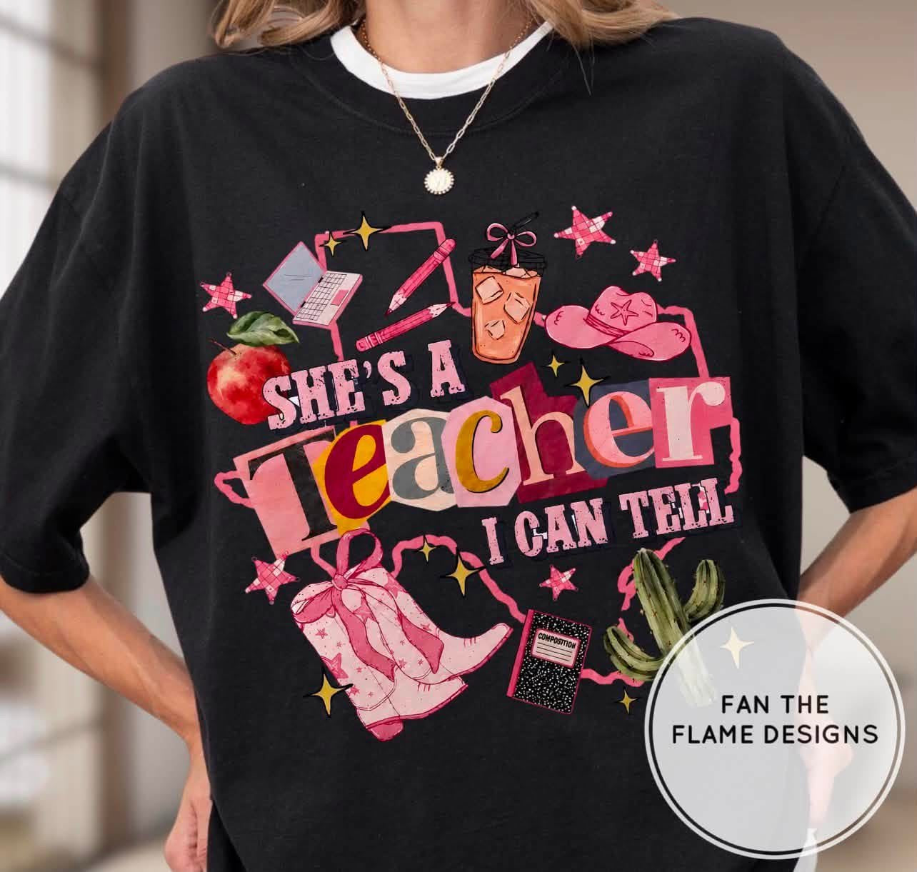 She’s a teacher I can tell