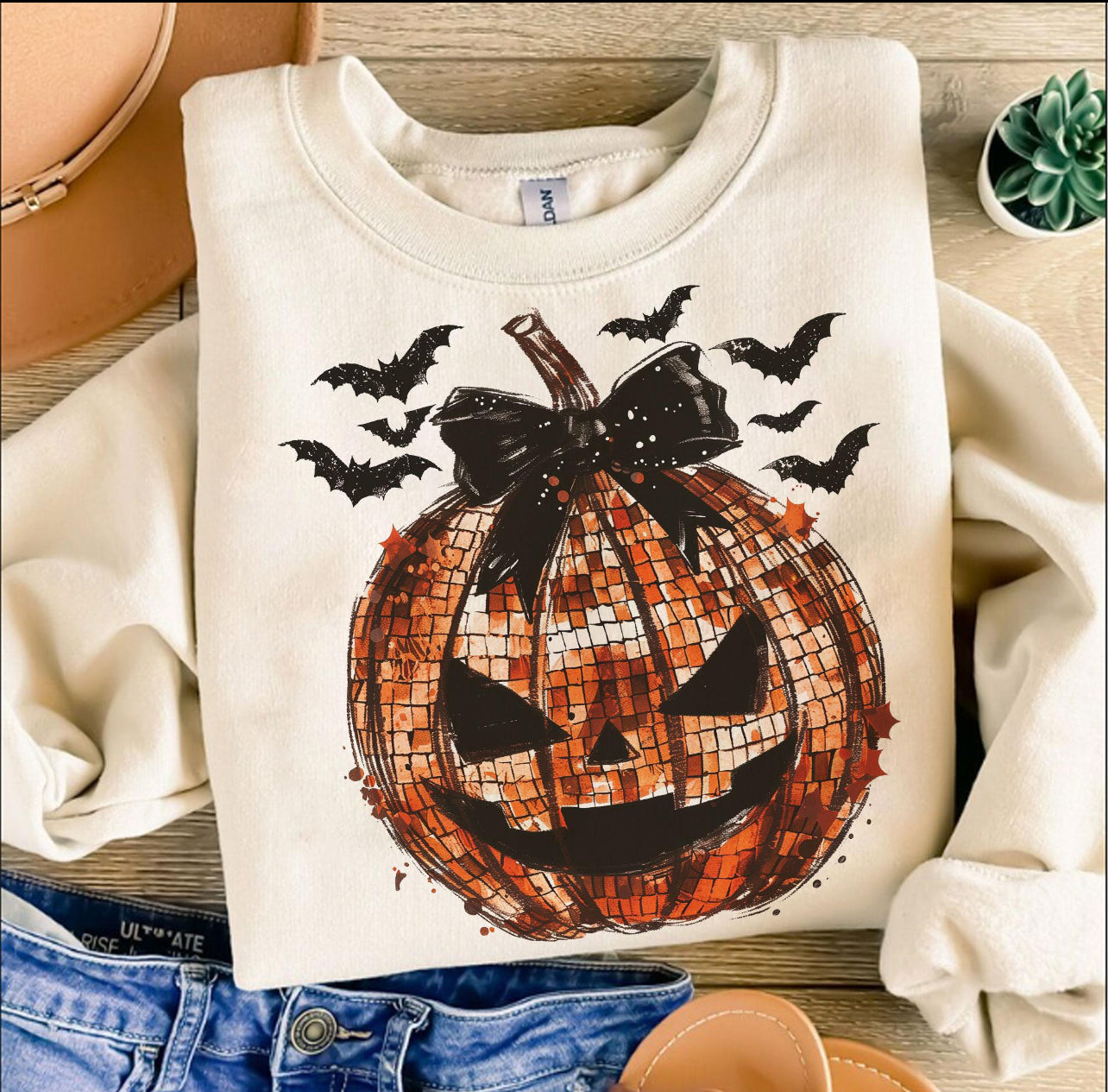 Disco Pumpkin tee/sweatshirt