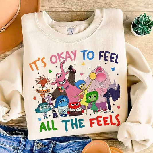 Feel all the Feels tee/sweatshirt