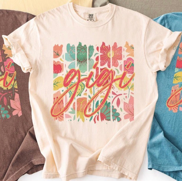 Floral Striped Names
