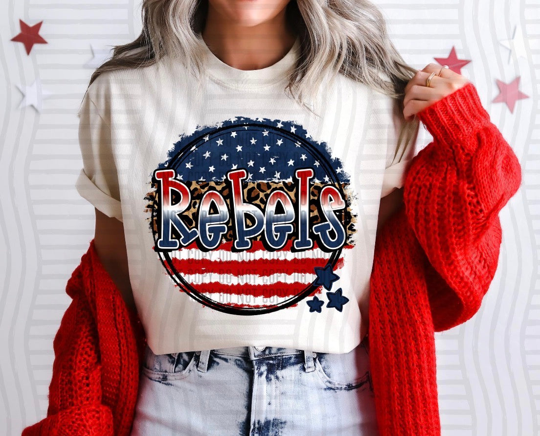 Americana with leopard print Rebels