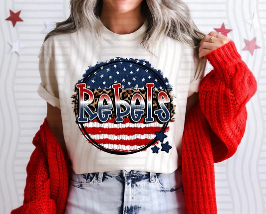 Americana with leopard print Rebels