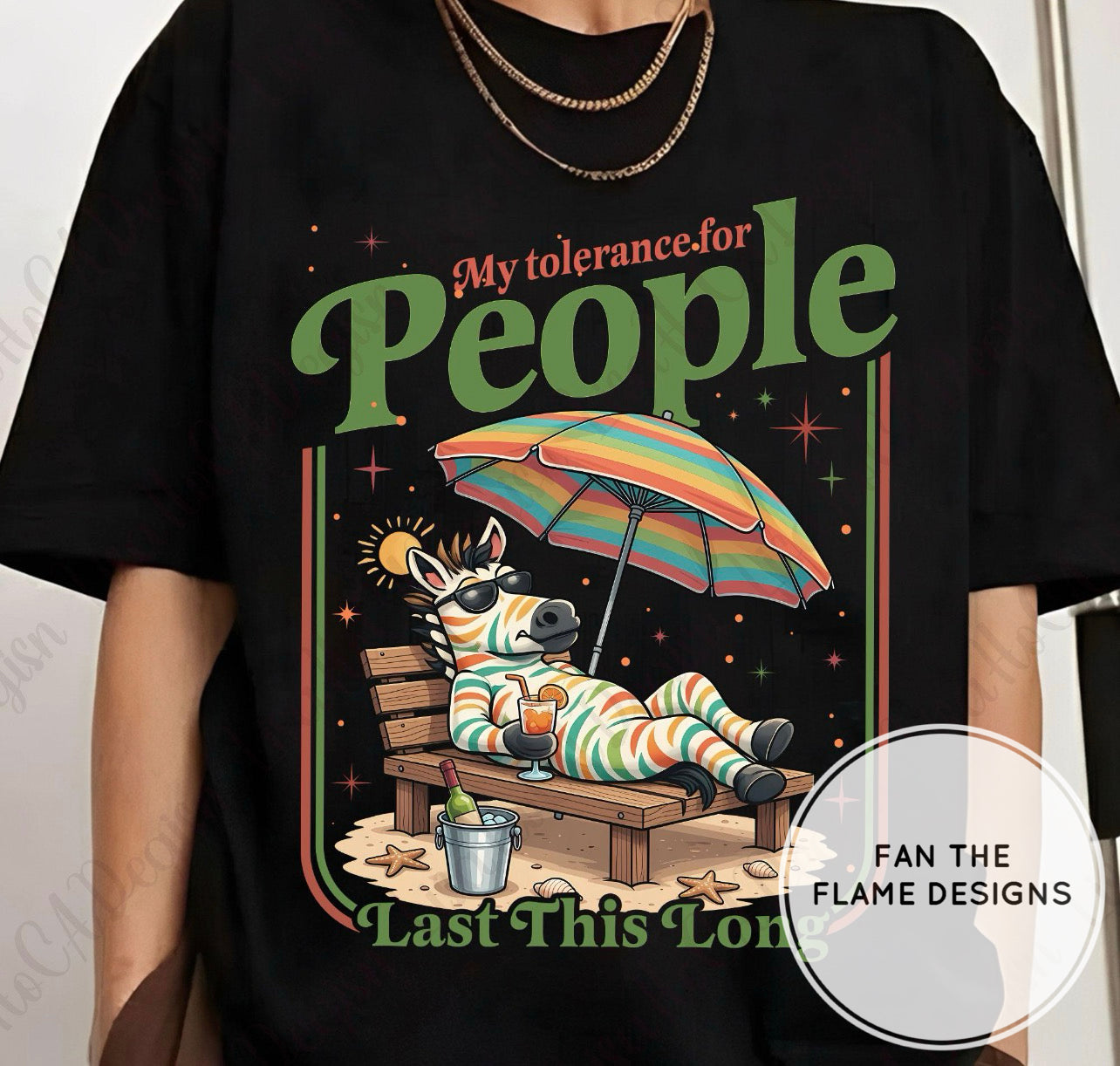 My tolerance for people lasts this long