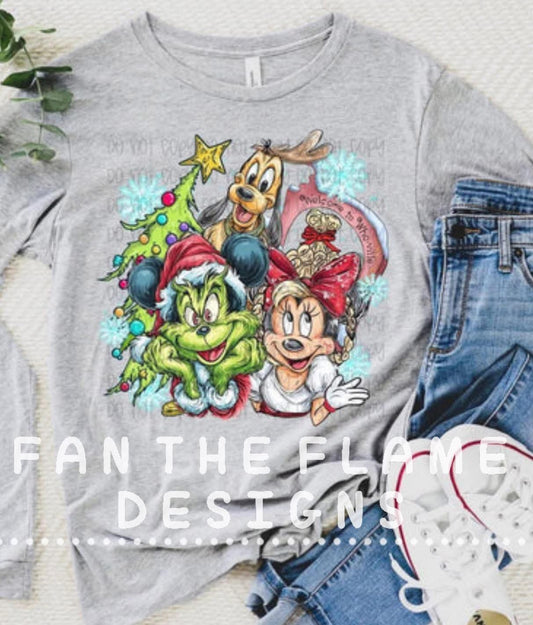 Holiday green guy Tee/Sweatshirt