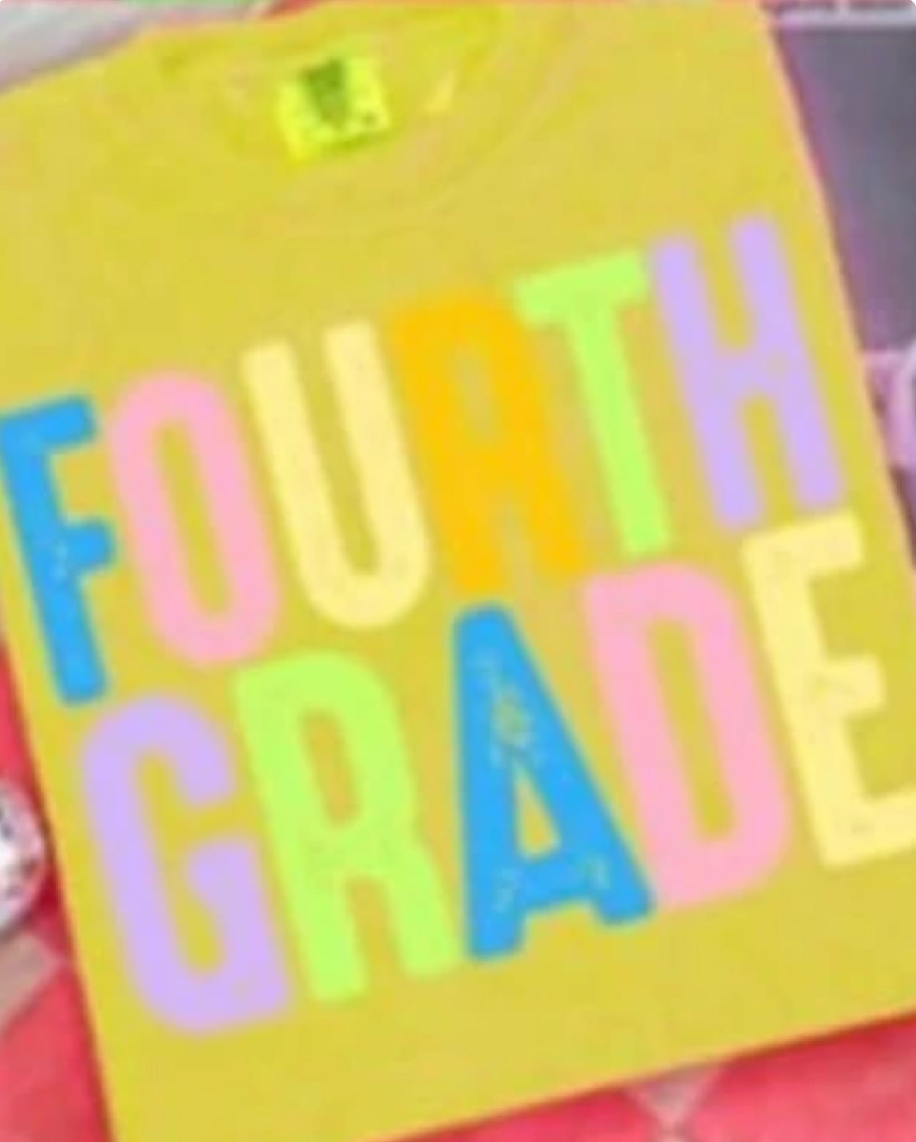 Colorful Grunge Grade Levels Tee/Sweatshirt
