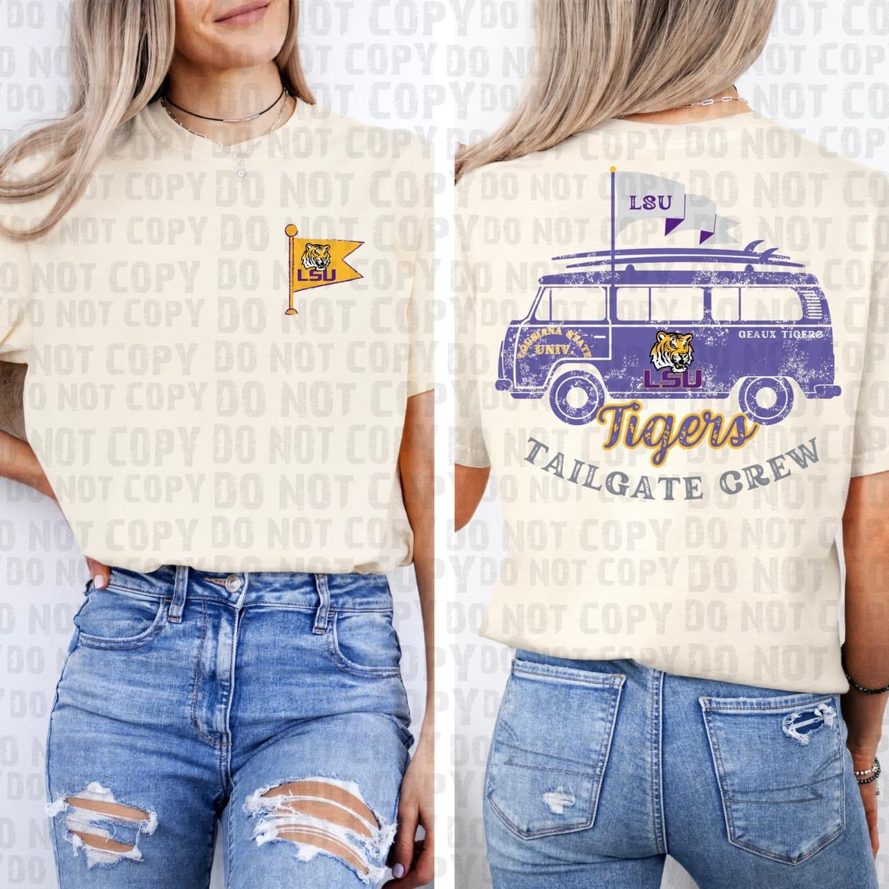 Tailgate crew tee/sweatshirt