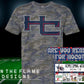 Glitter/Plain Camo HC Logo Tee