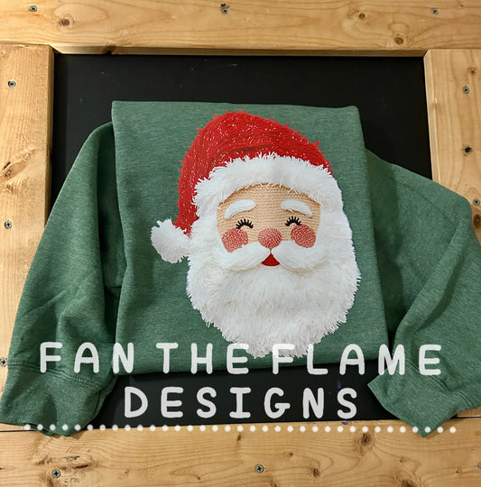 Santa realistic yarn Tee/Sweatshirt