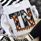 Faux Embroidered Pumpkin Filled State tee/sweatshirt