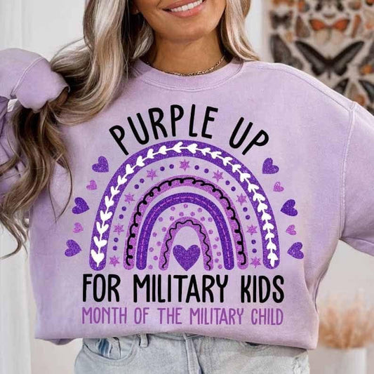 Purple Up tee