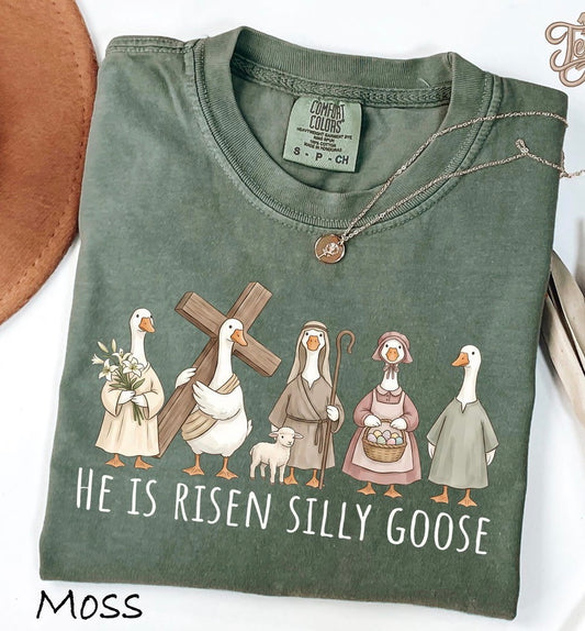 He is Risen Silly Goose Short/Long/Sweatshirt