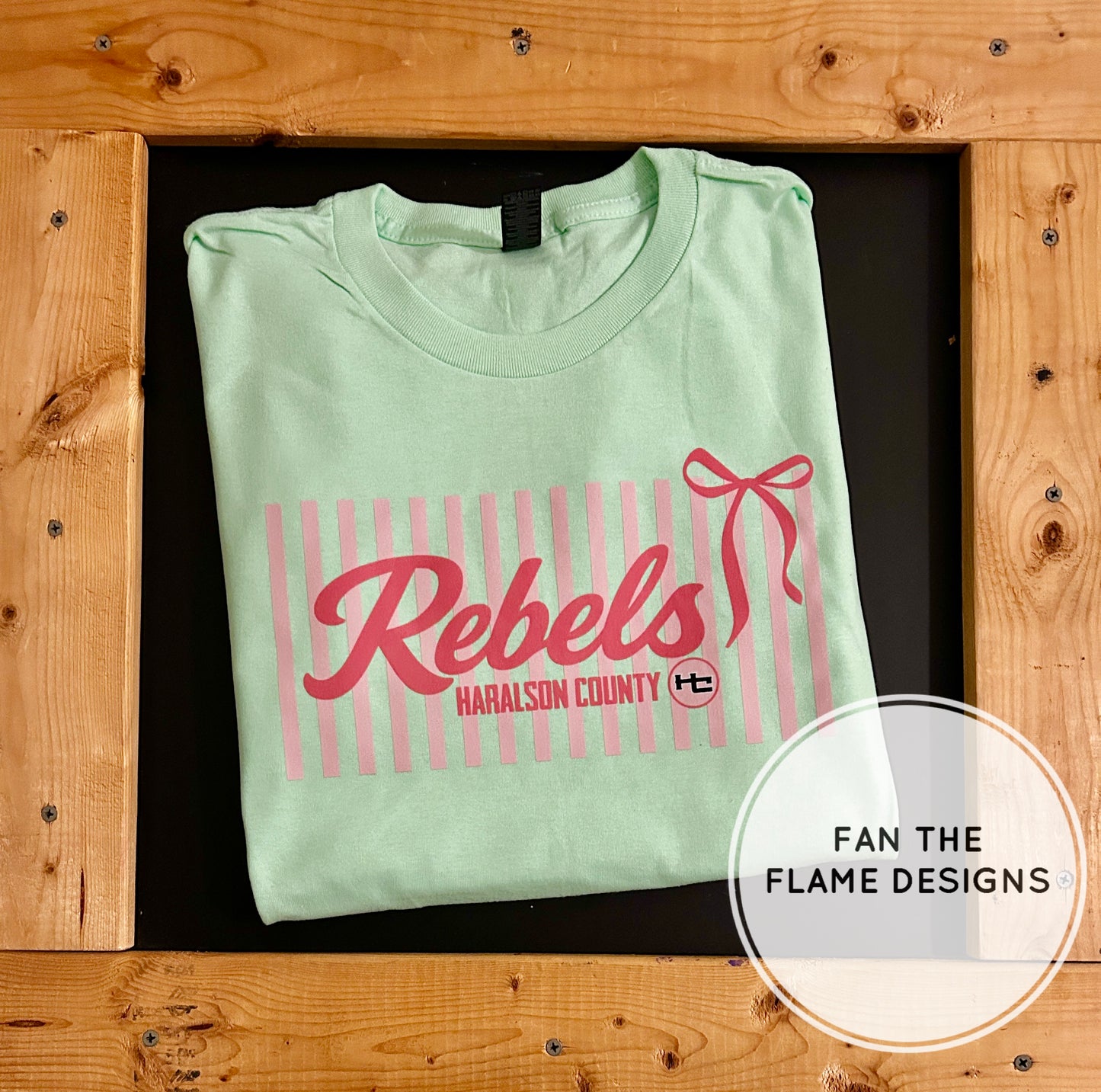 Pink Rebels with bow & logo