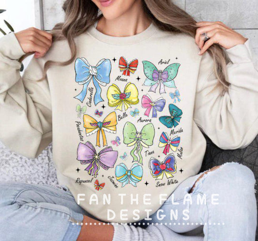 Princess Bows Tee/Sweatshirt