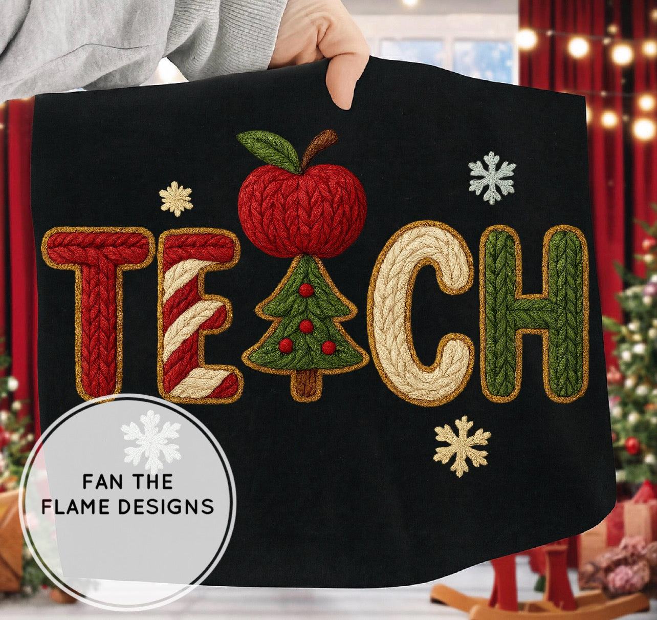 Faux Yarn Teach Short/Long/Sweatshirt