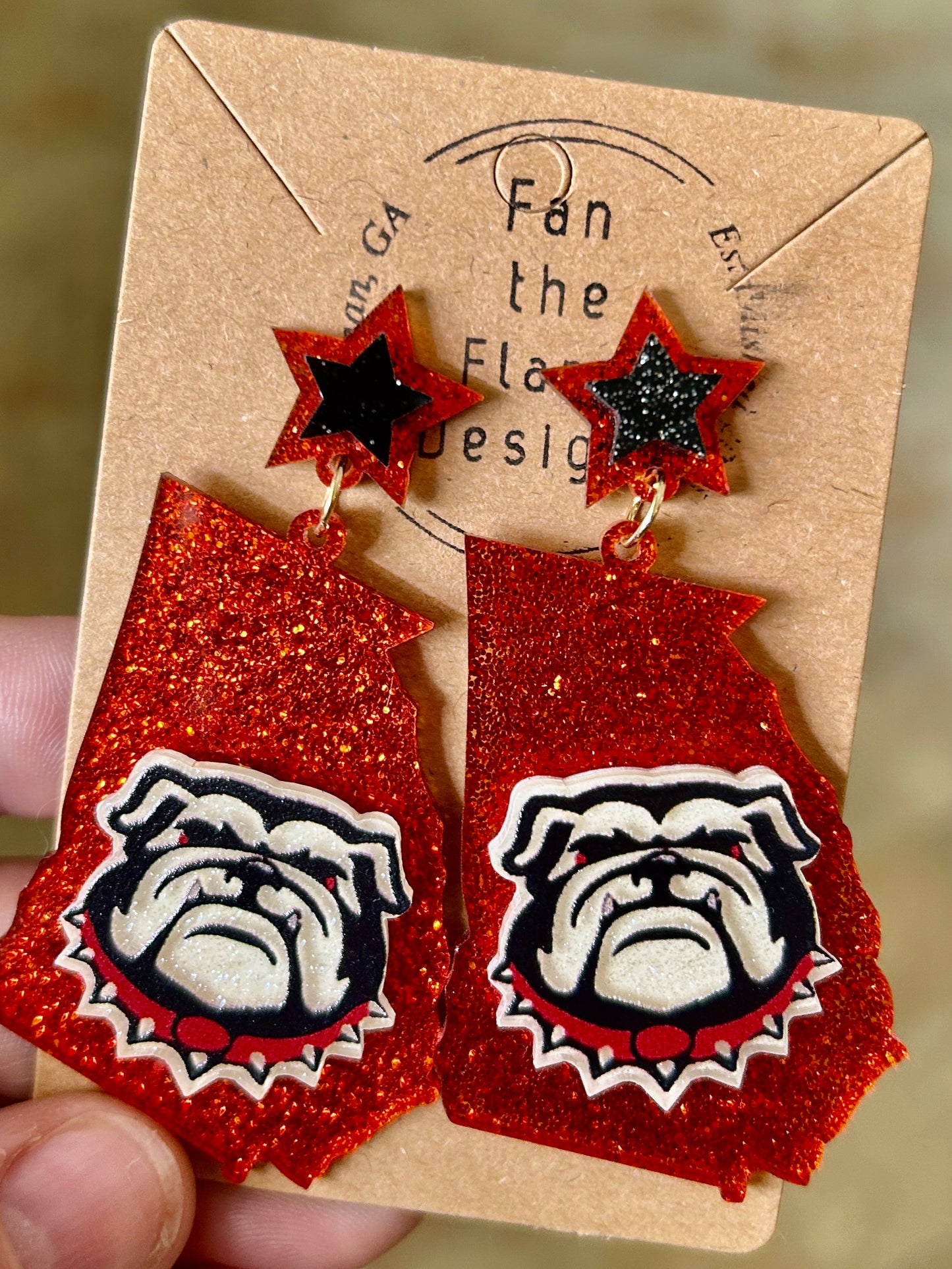 Dawgs Dangle Earrings