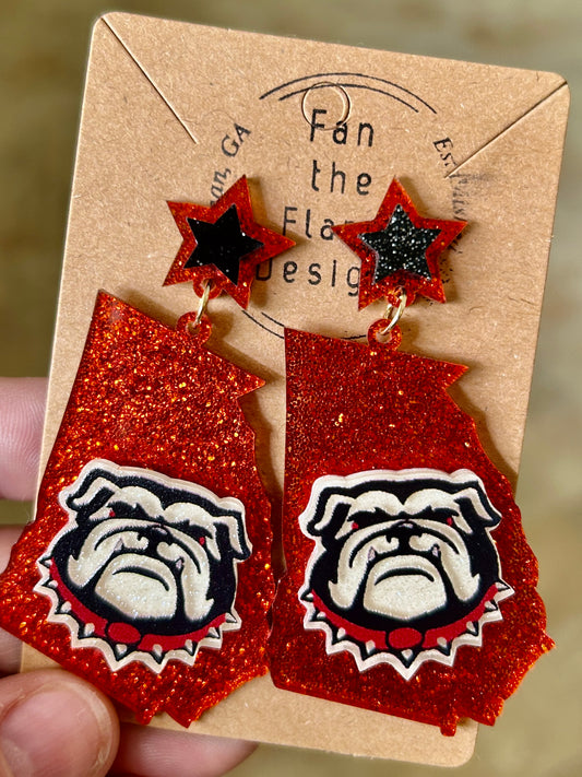 Dawgs Dangle Earrings