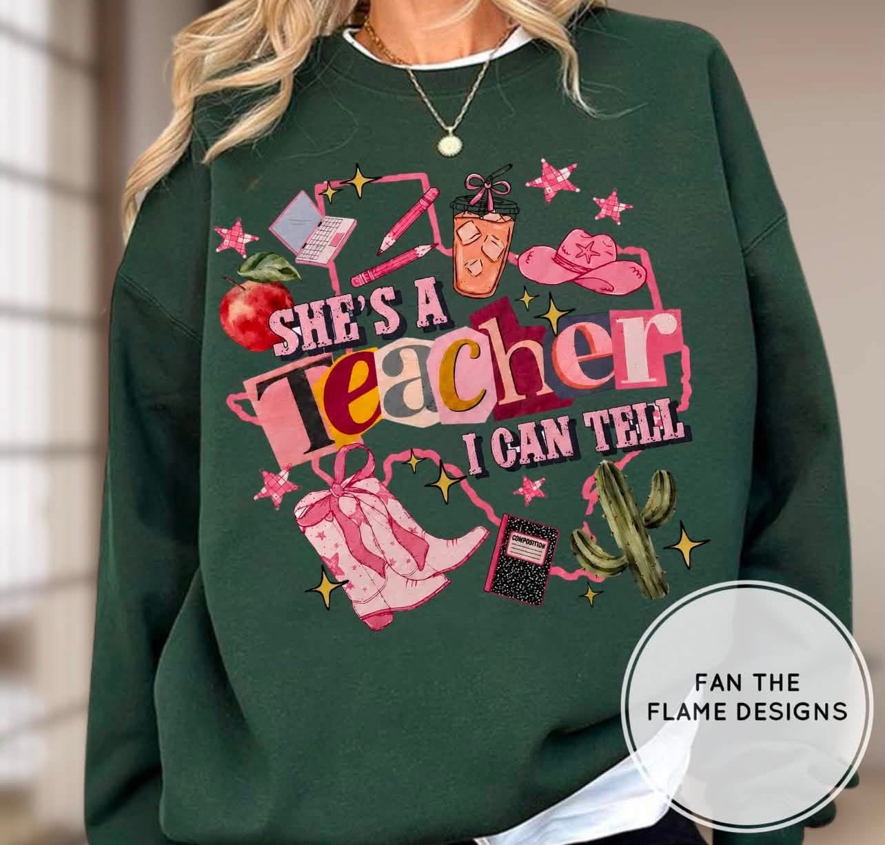 She’s a teacher I can tell