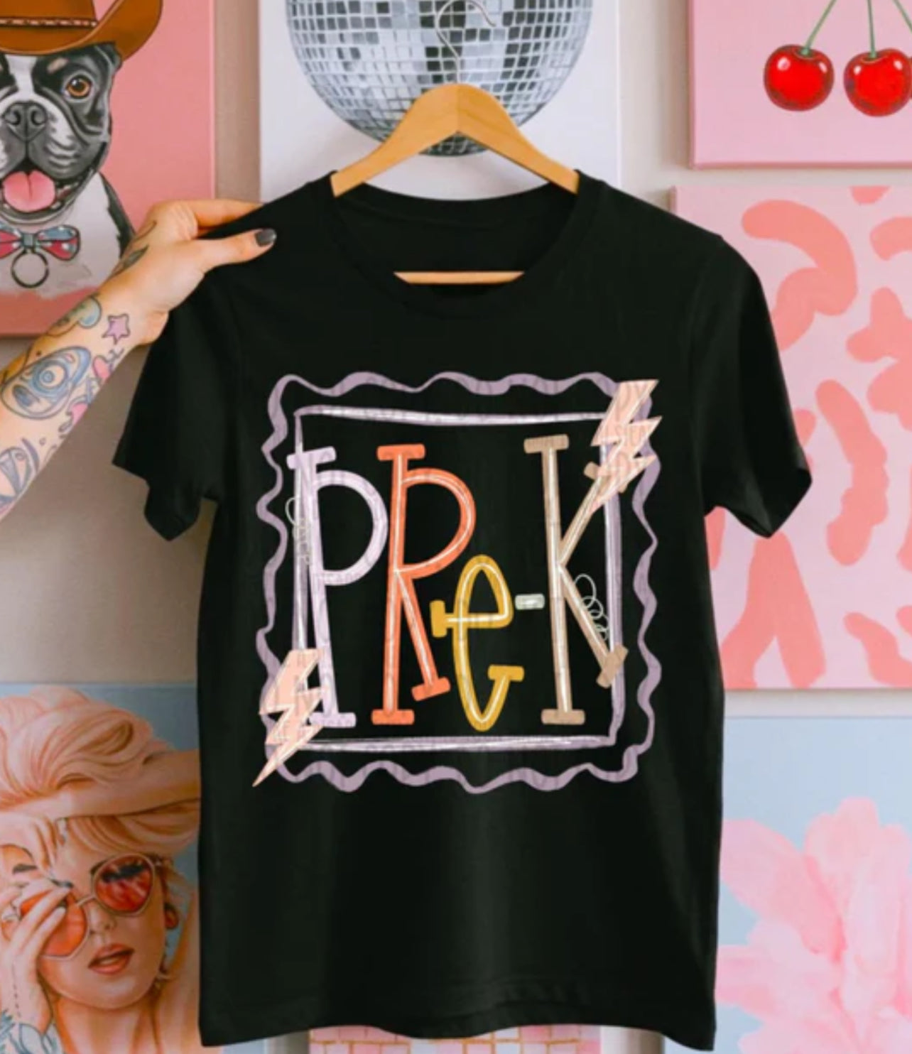 School Doodle Stamp tee/sweatshirt