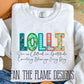 She is Clothed - patterned faux embroidery tee/sweatshirt