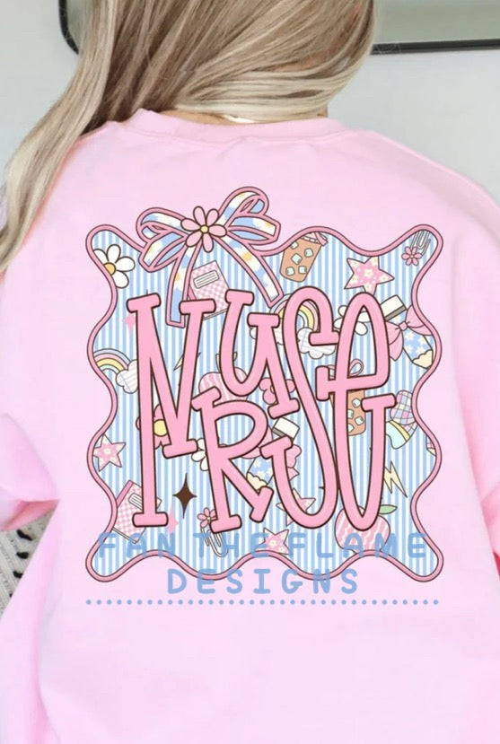 Seersucker frame Grade Levels tee/tank