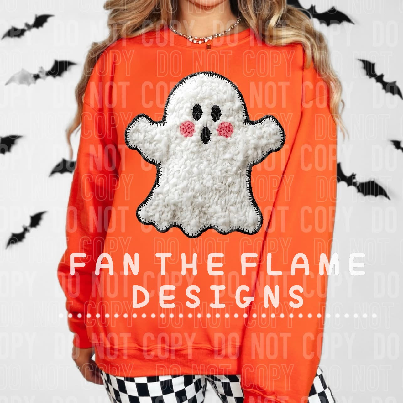 Ghost faux yarn Tee/Sweatshirt