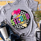 Second grade retro circle Tee/Sweatshirt