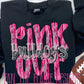 Pink Out Mascot tee/sweatshirt