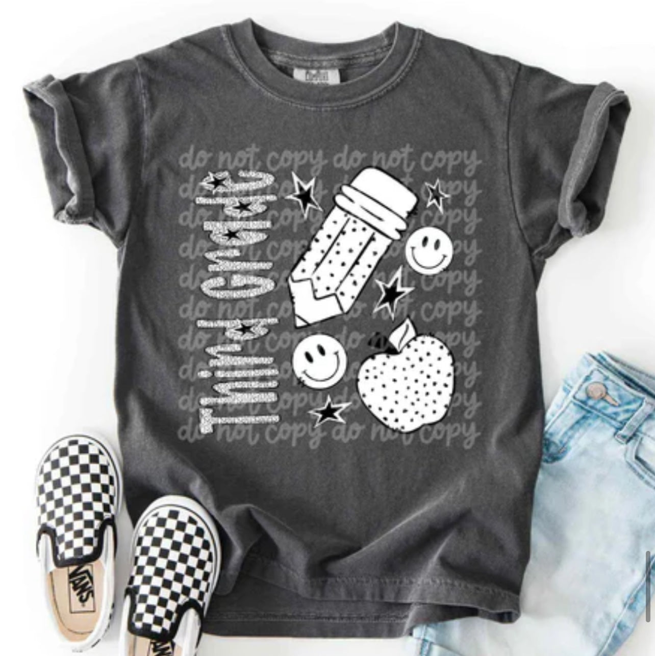 Dotted Grade Levels tee/tank