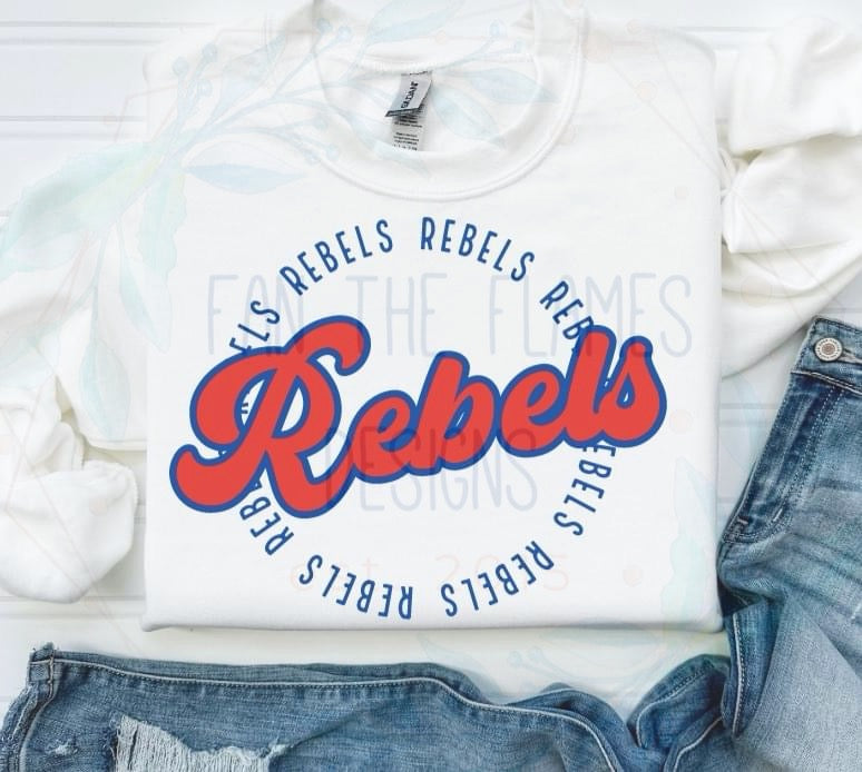 Circle Rebels tee/sweatshirt