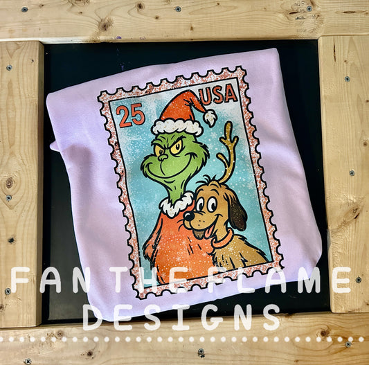 Green guy stamp Tee/Sweatshirt
