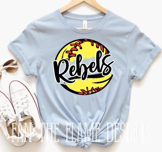 Rebels Softball tee/sweatshirt