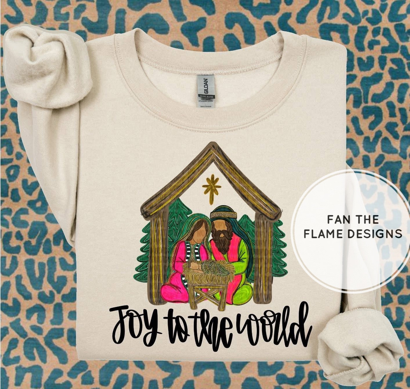 Joy to the World Nativity Short/Long/Sweatshirt
