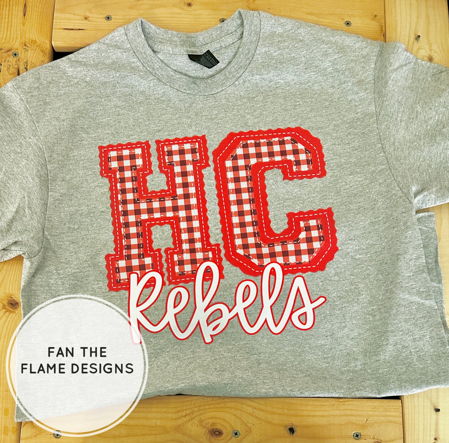 HC Rebels Red Gingham
