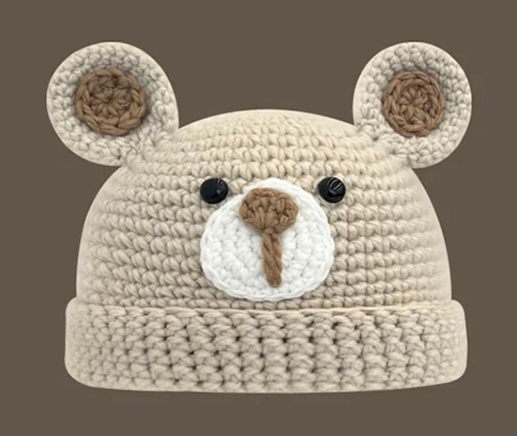 Autumn and Winter Cartoon Knitted Beanie