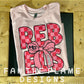 HC Checkered Rebels Pink Out DTF Print