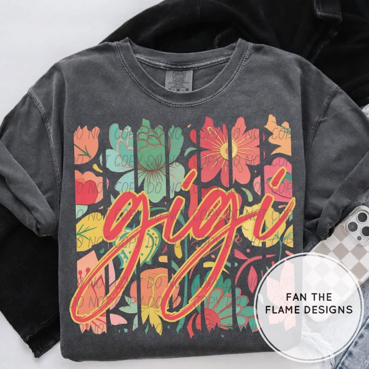 Floral Striped Names