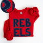 Rebels Navy Sweater Font Tee/Sweatshirt